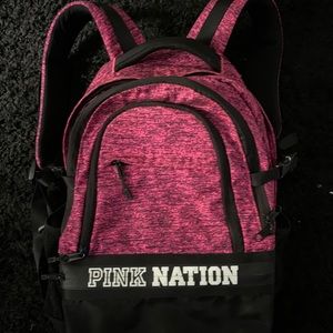 💗🖤PINK NATION pink backpack!